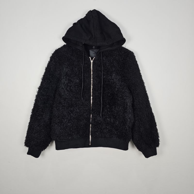 sherpa jacket bulu winter musim dingin fashion ITOV second preloved