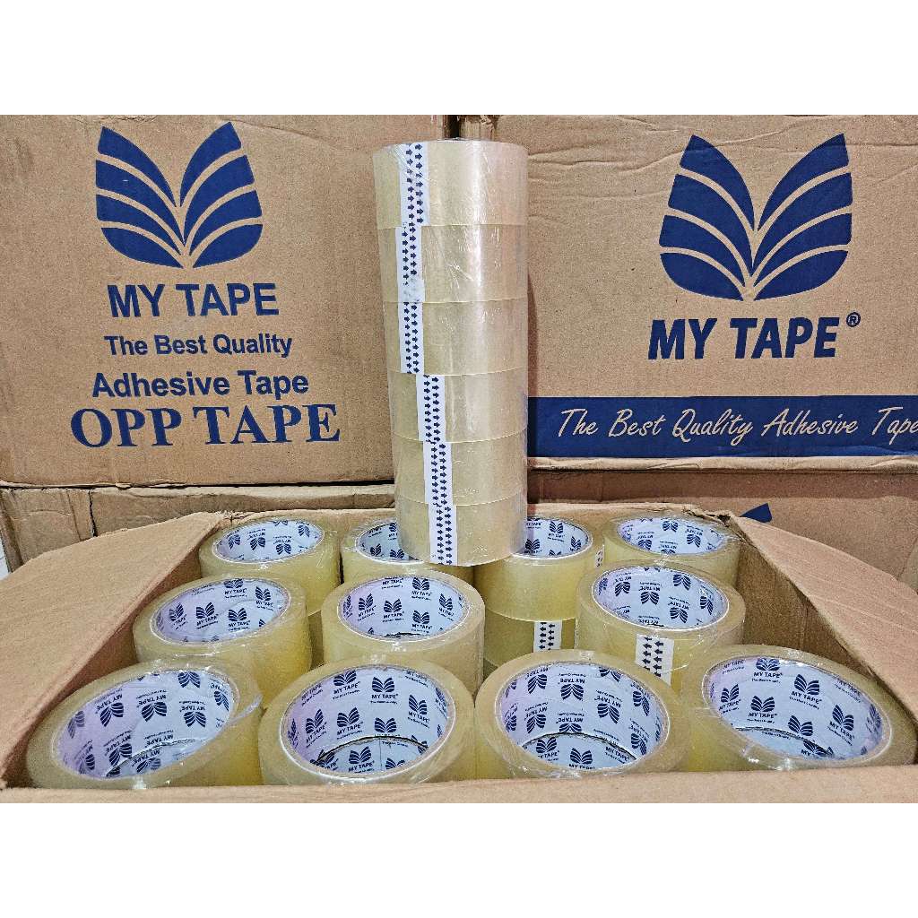 

Promo lakban bening dan coklat 45mm x 90yard setara daimaru (roll)