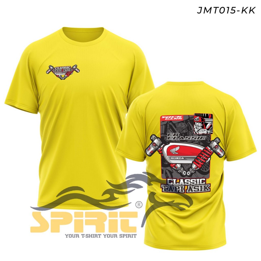 Kaos Motor CB Classic Tapi Asik Baju Pengendara CB Distro Cotton Combed 24s Lengan Pendek Premium