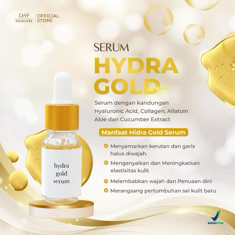 DAF SKINCARE-Hydra Gold Serum-Serum 24K Gold-Serum Anti Aging Whitening
