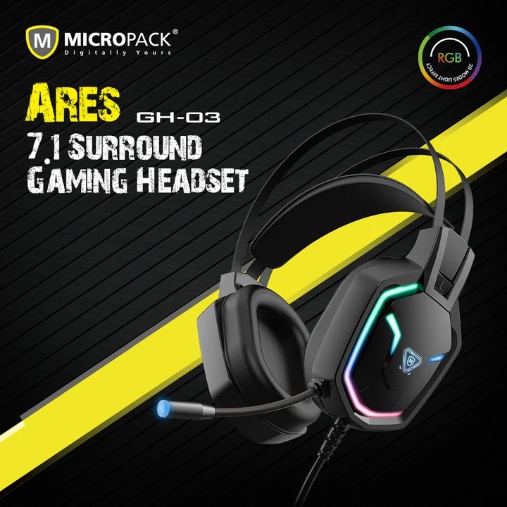 Micropack Wholesale RGB Wired Gaming Headset GH-03