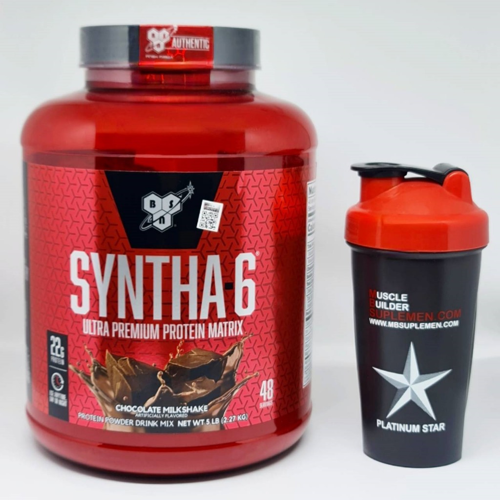 Syntha 6 5 Lbs BSN  Syntha6 5lbs Whey Protein Blended Isolate 5 Lb 5lb Susu Fitness Original BPOM