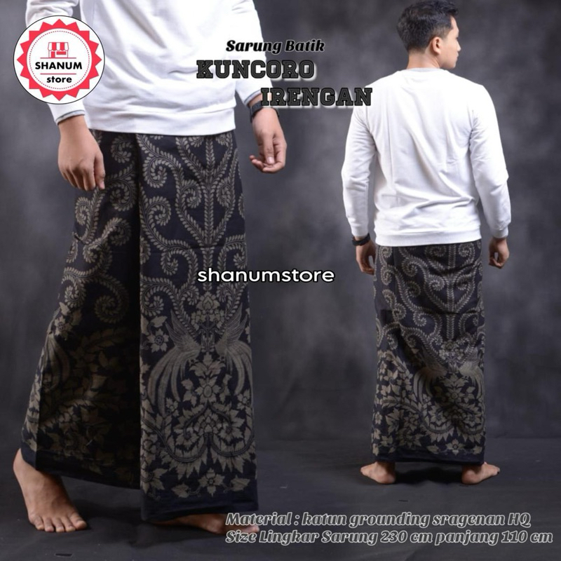 sarung batik dewasa katun sanforized