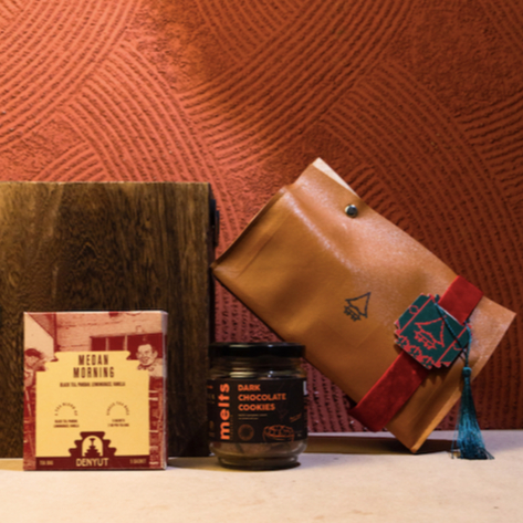 

Hampers / Gift set Christmas Natal - Tea & Cookies Pouch