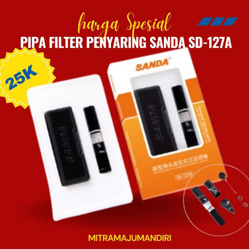 Pipa Filter Penyaring SANDA SD-127A Holder Pipa Penyaring