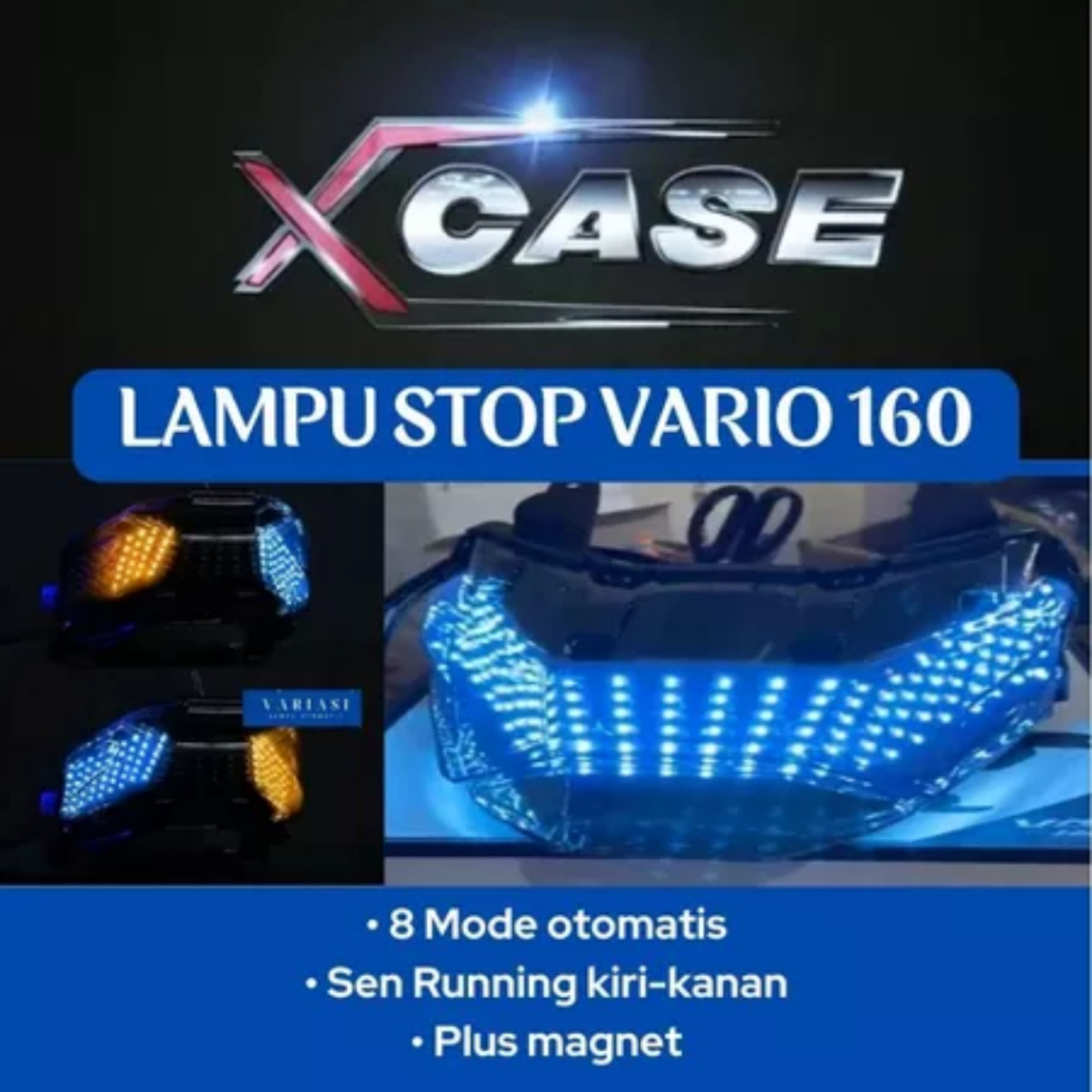 STOPLAMP HONDA VARIO 160 RUNNING X-CASE 20 MODE TEXT SYMBOL