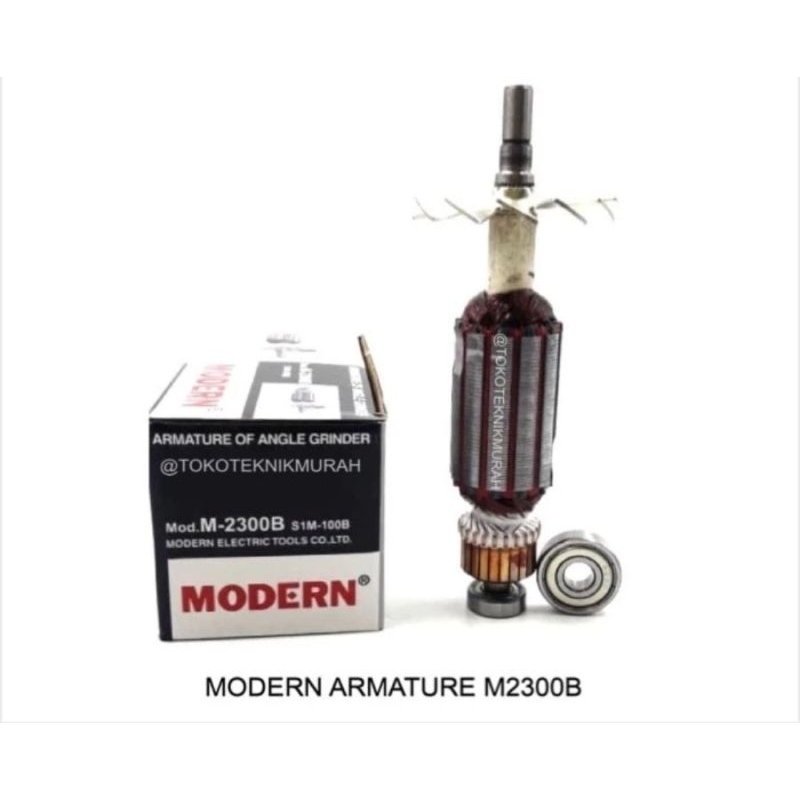 armature gerinda modern m2300/ armature mesin gerinda modern m-2300 / jantung gerinda modern m2300