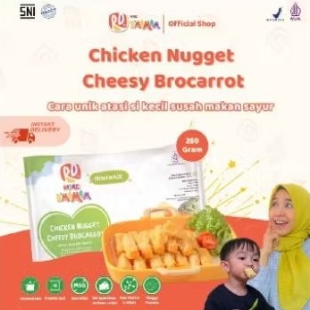 

Nugget Ayam Cheesy Brocarrot D'mamam Halal MUI BPOM