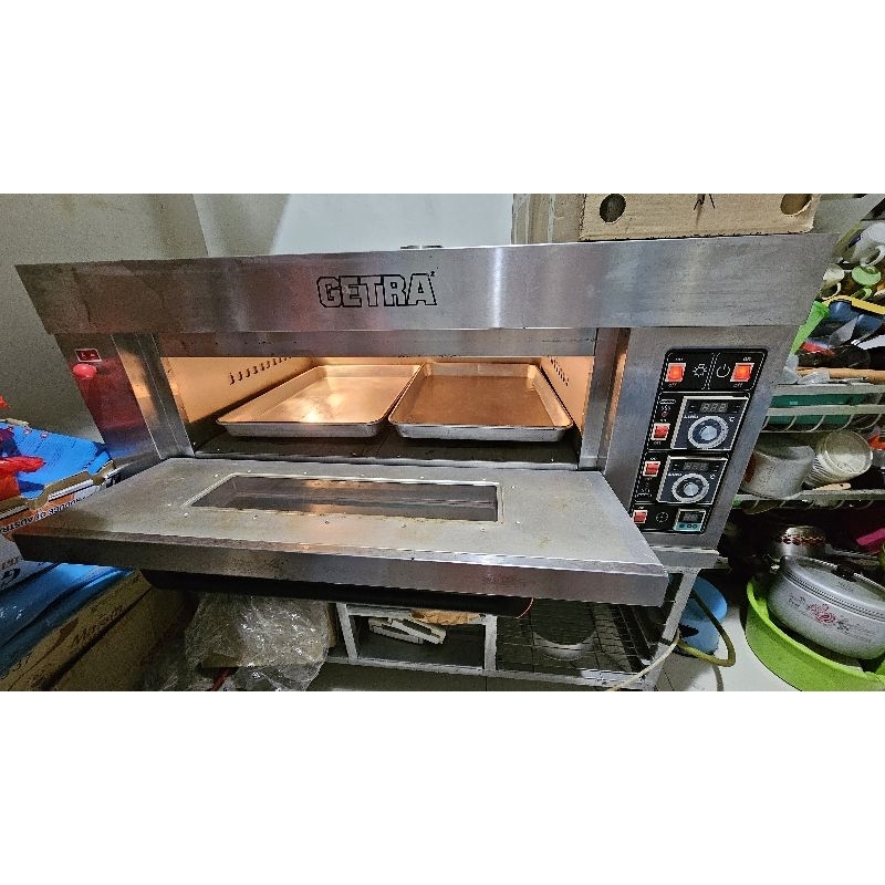 GAS BAKING OVEN GETRA RFL 12SS KAKI MEJA BESI