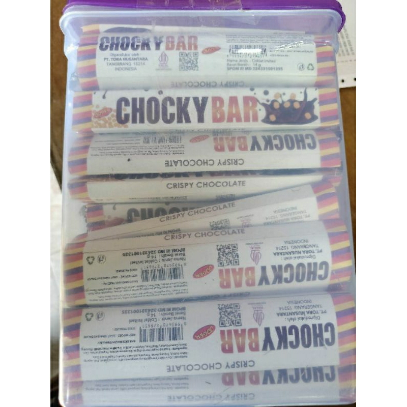 

choky bar crispy chocolate joger box isi 40
