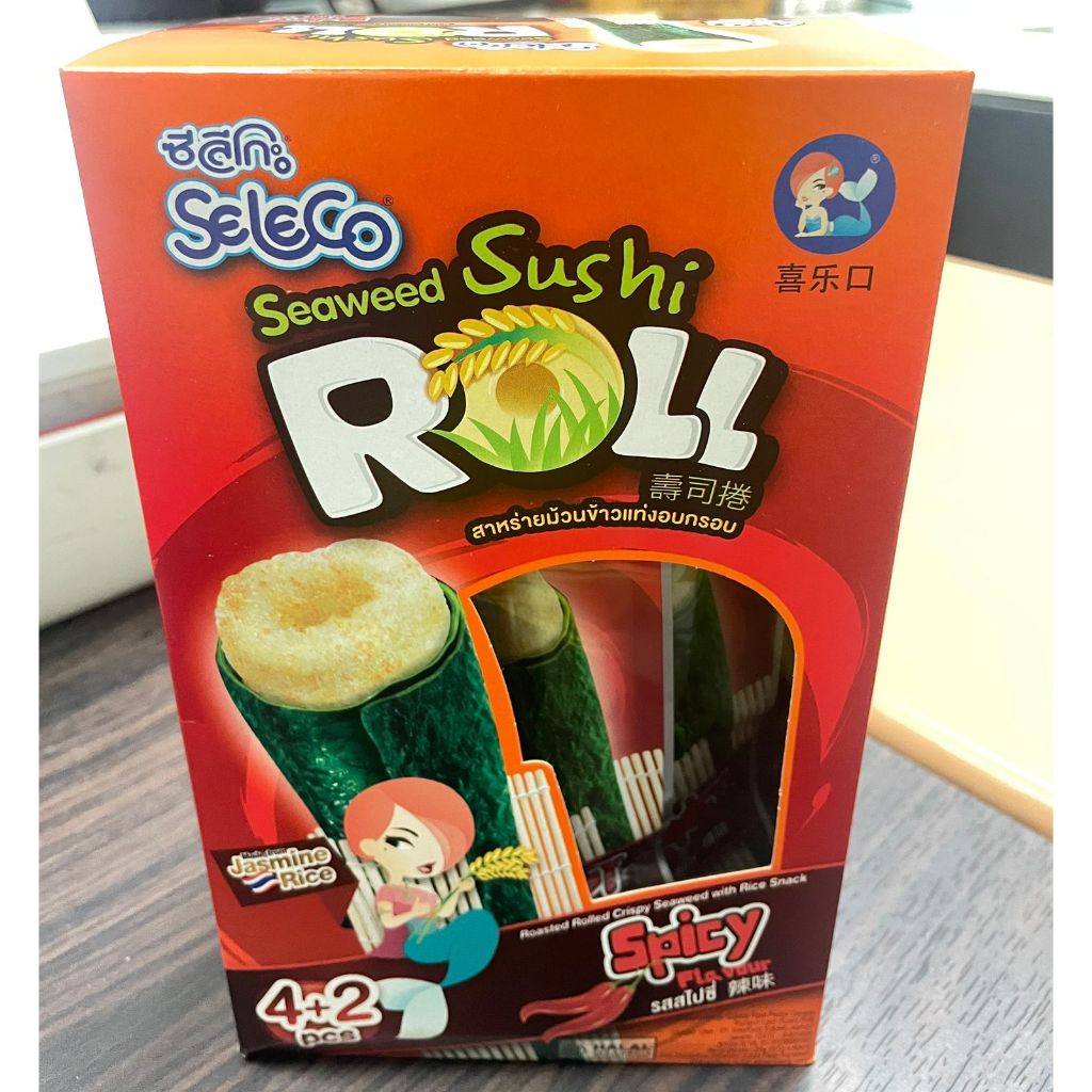 

Seleco Seaweed Sushi Roll 1pack isi 6bungkus