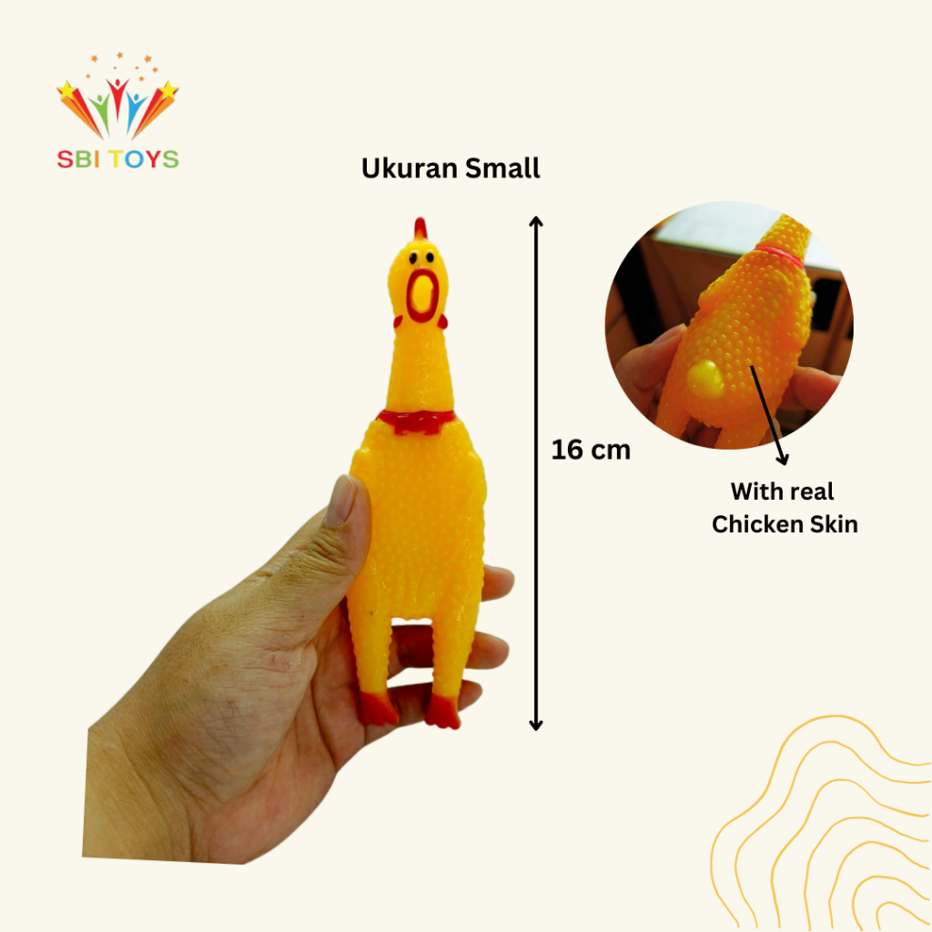 [SBI TOYS] 1 pcs Mainan Anak Pencetan Ayam Berkokok