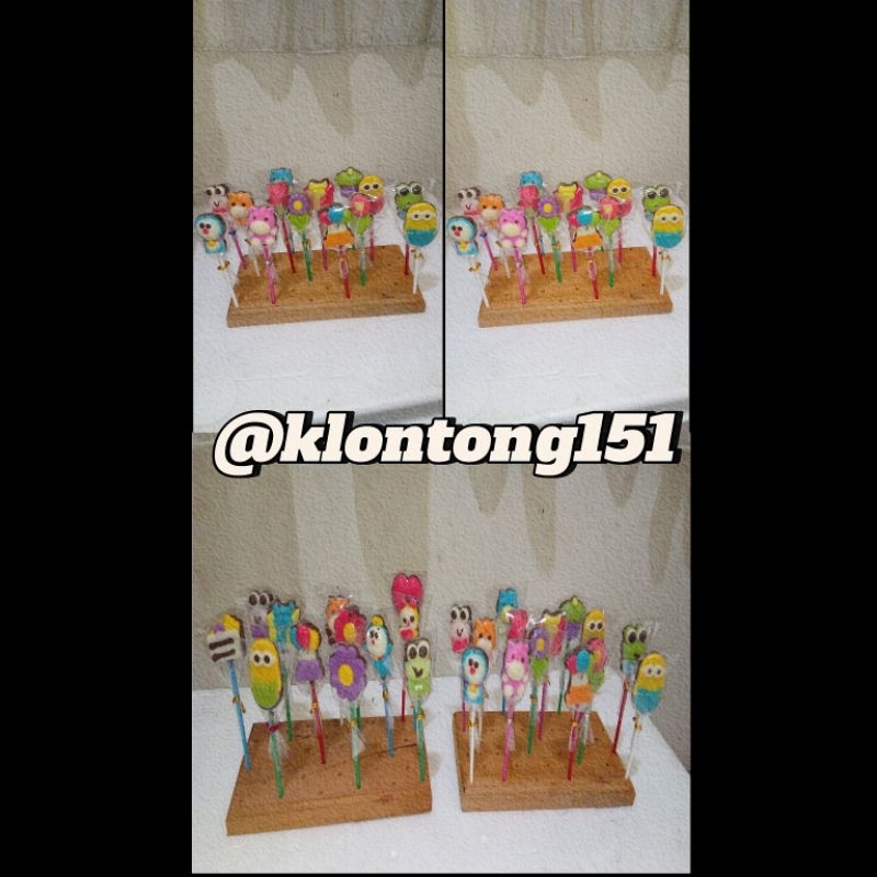 

COKLAT KARAKTER 10 PCS/ COKLAT STIK KARAKTER/ COKLAT KARAKTER HOME MADE