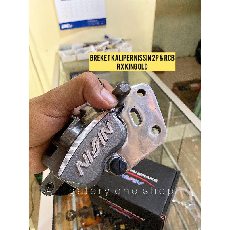 Breket dudukan kaliper nissin samurai rcb rx king old lama rx spesial untuk piringan uk 300mm