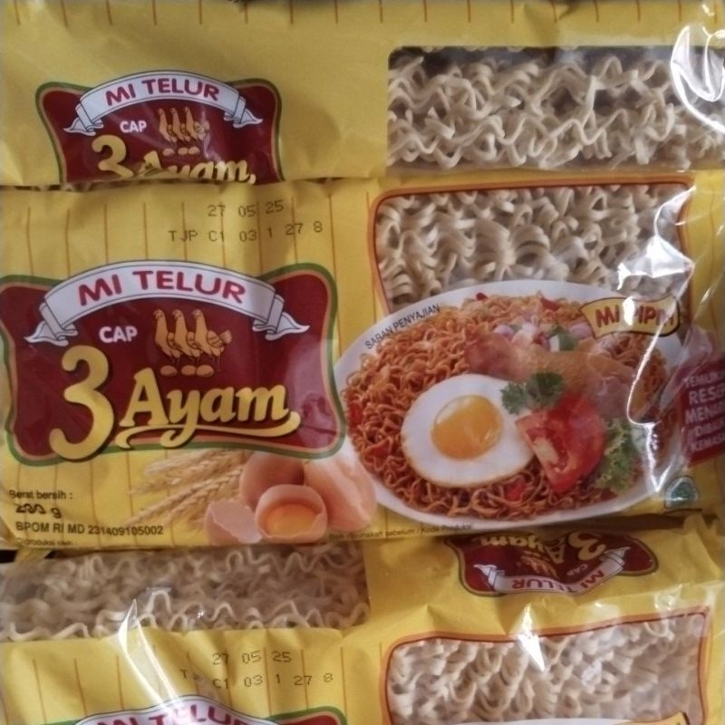 

Mie Telur cap 3Ayam