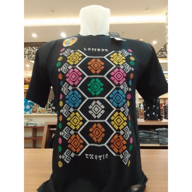 KAOS HITAM PREMIUM-LOMBOK EXOTIC