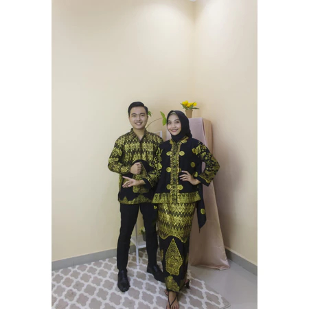 Tina Songket - Songket Pash / Baju Songket + Rok Songket / Baju Batik Songket Pria & Wanita Khas Pal