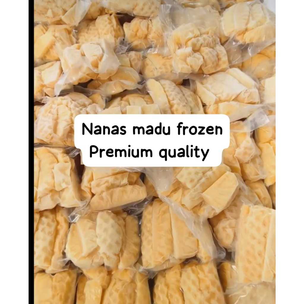

NANAS MADU BEKU / FROZEN - PREMIUM QUALITY BUAH KEMASAN FRESH SEGAR