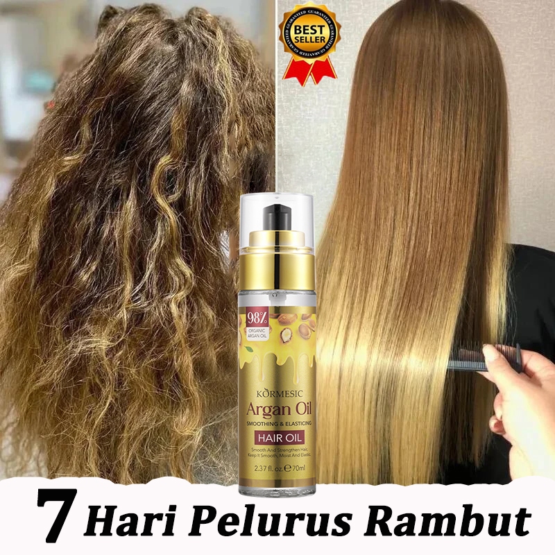 Minyak rambut, Minyak pelurus rambut, Argan oil treatment rambut, Hair oil rambut rontok dan kering,