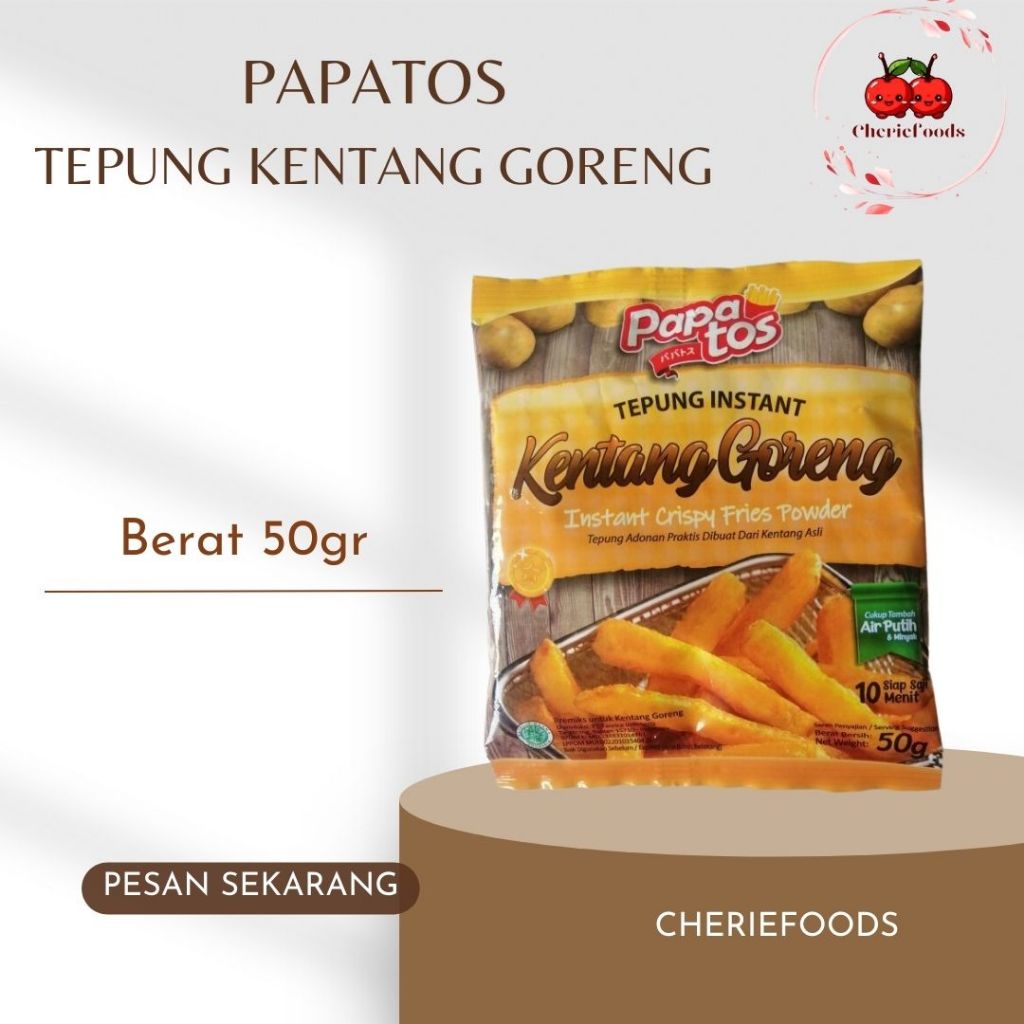 

Papatos Tepung Kentang Goreng 50gram