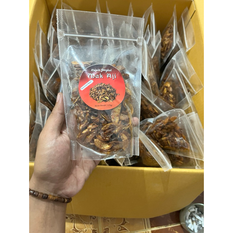 

keripik jengkol kemasan pouch 100gr