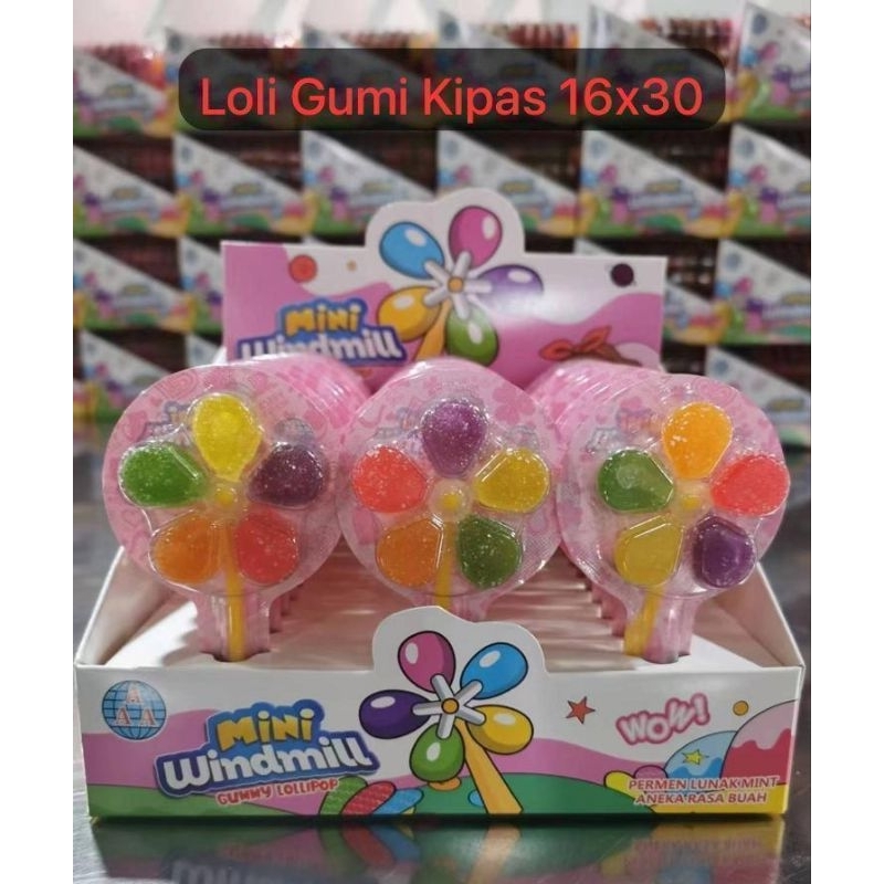 

PERMEN LUNAK YUPI GUMMY KIPAS/KINCIR Isi 30