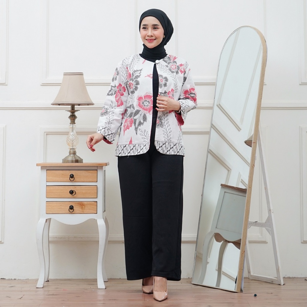 Bolero Batik Bolak-Balik Lengan Panjang