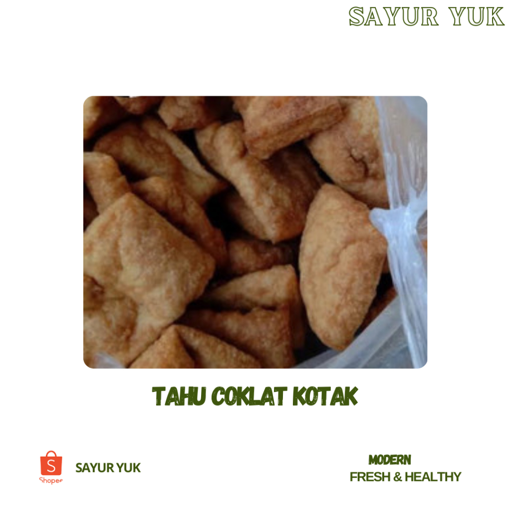 TAHU COKLAT KOTAK [10 PCS]