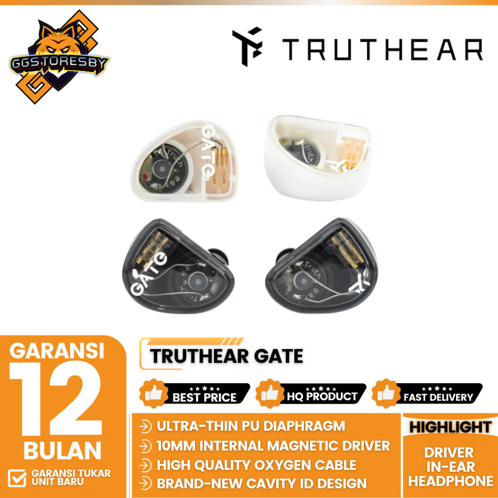 Truthear Gate True Truthear Gate 10Mm Dynamic Driver In-Ear Headphone Earphones