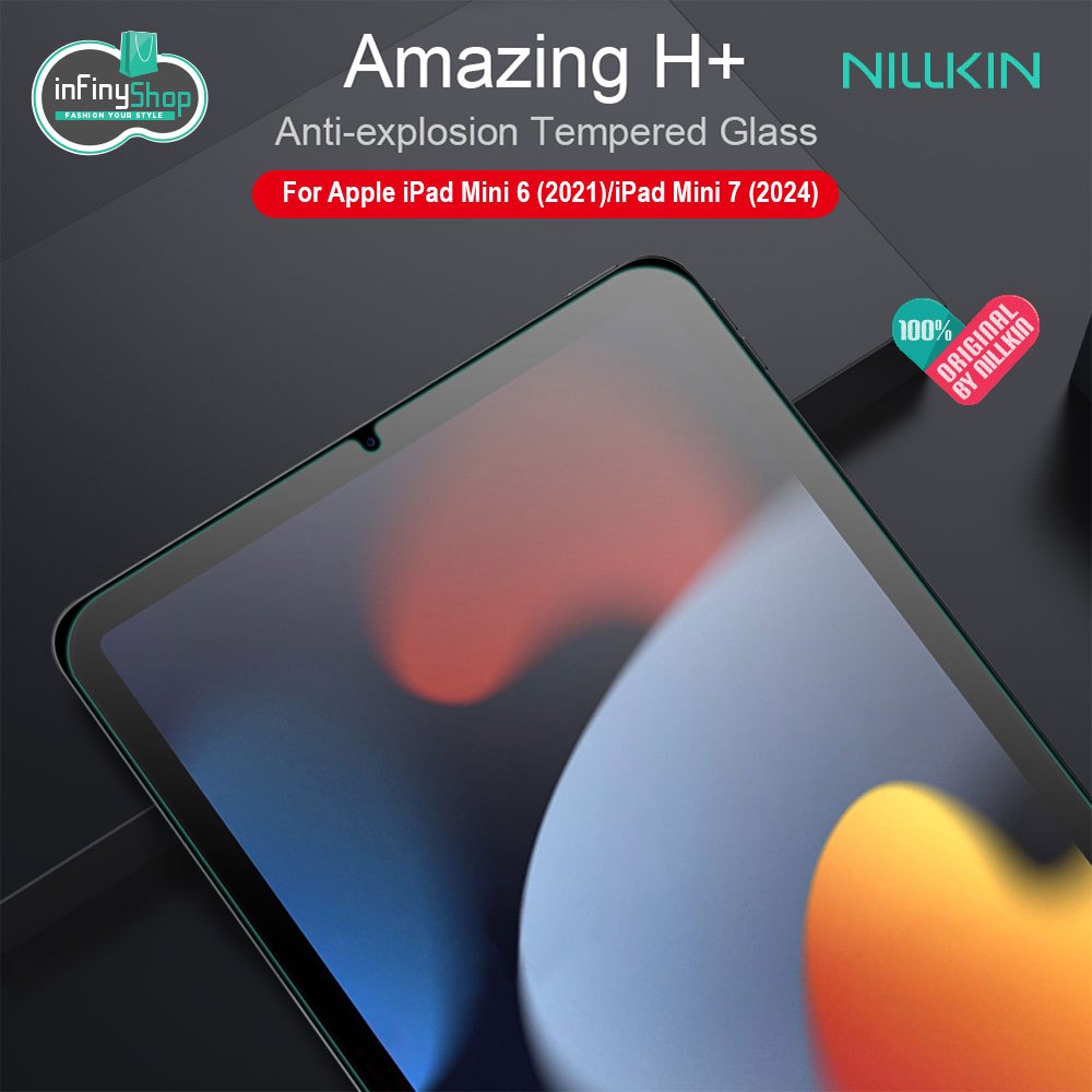 APPLE IPAD MINI 6 (2021)/APPLE IPAD MINI 7 (2024) - NILLKIN TEMPERED GLASS (AMAZING H+)