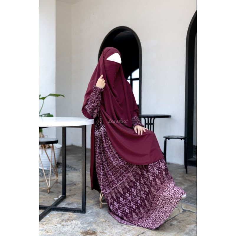 ETHNIC ERICA ETNIKA DRESS BY JILBAB SYARI ZANUBA HOMEDRESS GAMIS KATUN RAYON PREMIUM MURAH