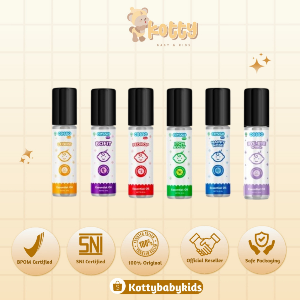 Cessa Baby Natural Essential Oil Minyak Aroma Terapi Bayi - 8 ml