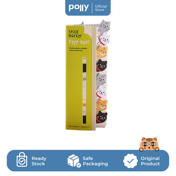 

MIND WAVE Peep Out Cat Bookmark