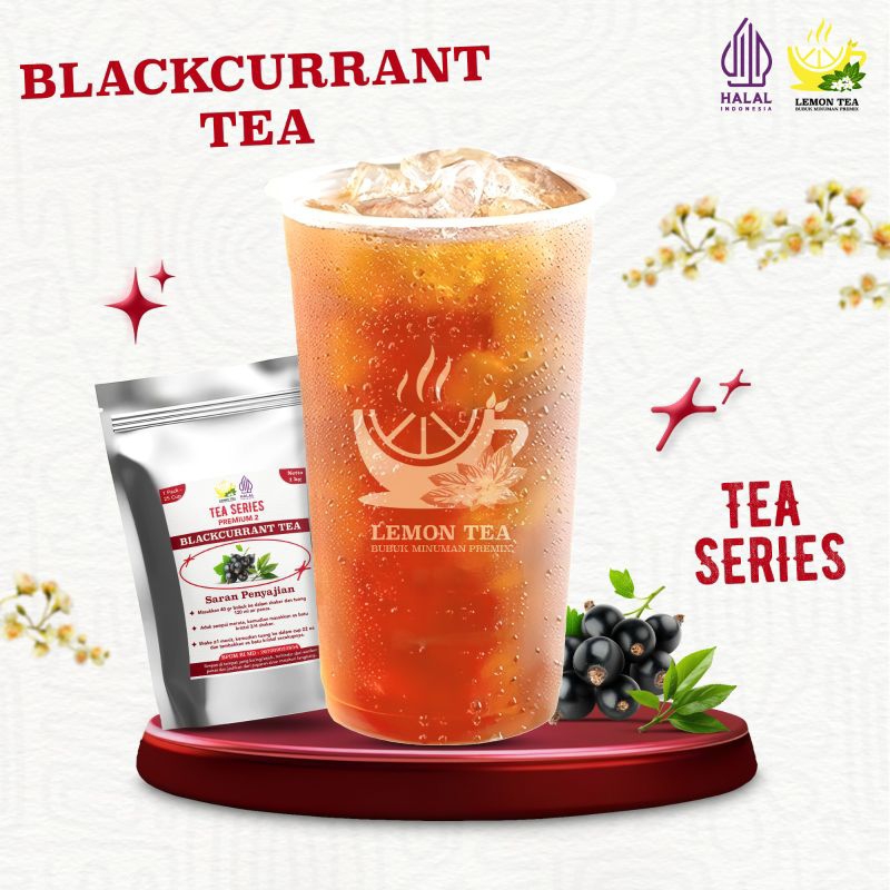 

Minuman Bubuk instan BLACK CURRANT TEA 1000gr Halal Bpom