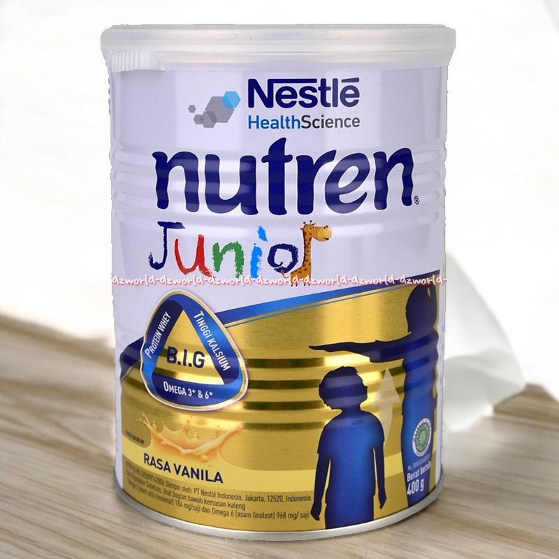 

Nutren Junior 400gr Susu Bubuk Vanila Formula Nestle Susu Usia 1-10tahun Susu Bayi Dan Anak Nuttren Susu Anak Sampai 10tahun Nutren Vanilla