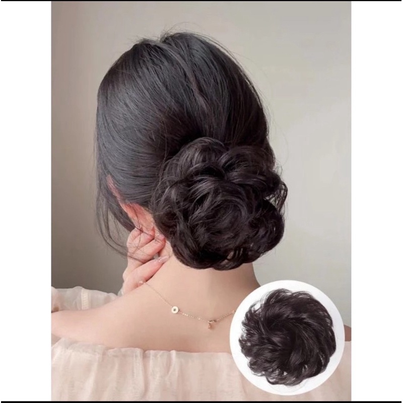 Karet ulir ikat ulir rambut cepol rambut praktis