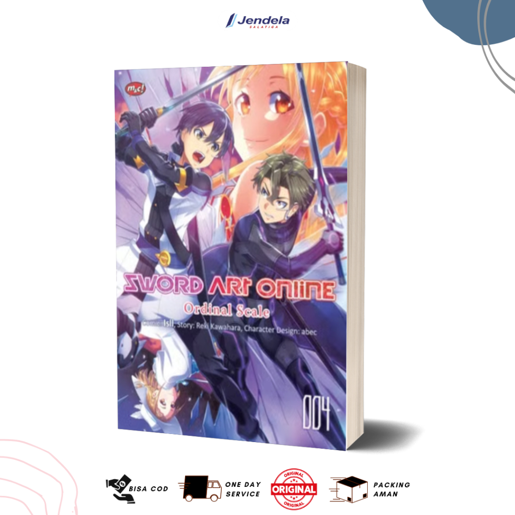 Seri Komik Sword Art Online The Movie - Ordinal Scale - Reiki Kawahara/Abec - Gramedia