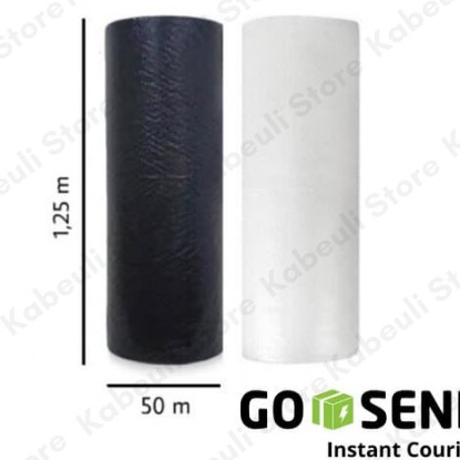 

HJ6 BUBBLE WRAP Warna Bening Hitam Per Roll 125m x 5m Gosend Cimahi