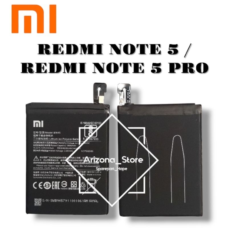 BATTERY BATRE XIAOMI REDMI NOTE 5 / REDMI NOTE 5 PRO batre