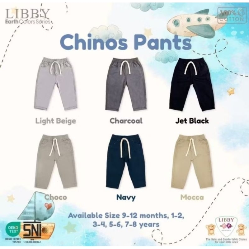 LIBBY - CHINOS CELANA PANJANG LIBBY - CELANA PANJANG ANAK - CELANA PANJANG ANAK LIBBY