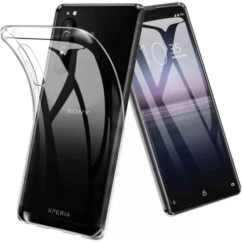 softcase silikon Sony Xperia 1 ii Mark 2 clear bening docomo au SoftBank dan global