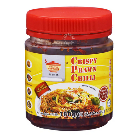 

Tean's Gourmet Crispy Prawn Chili 180g