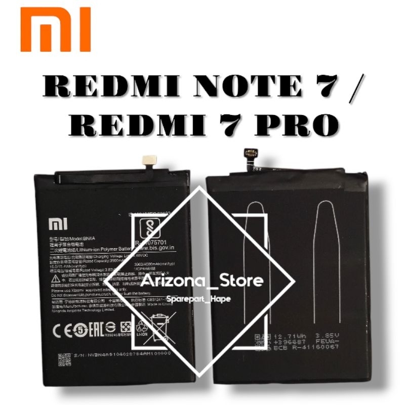 Batre Baterai BN4A Redmi Note 7 / Redmi Note 7 Pro Battery Bergaransi