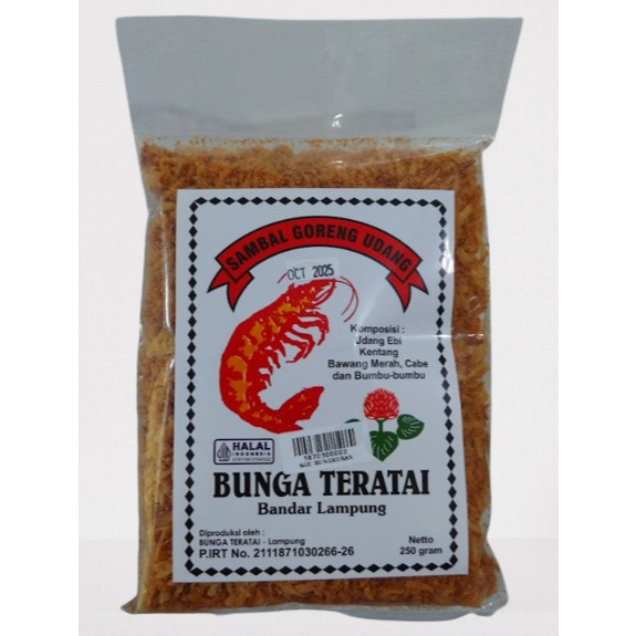 

Sambal Goreng Udang Bunga Teratai Khas Lampung 250 Gram