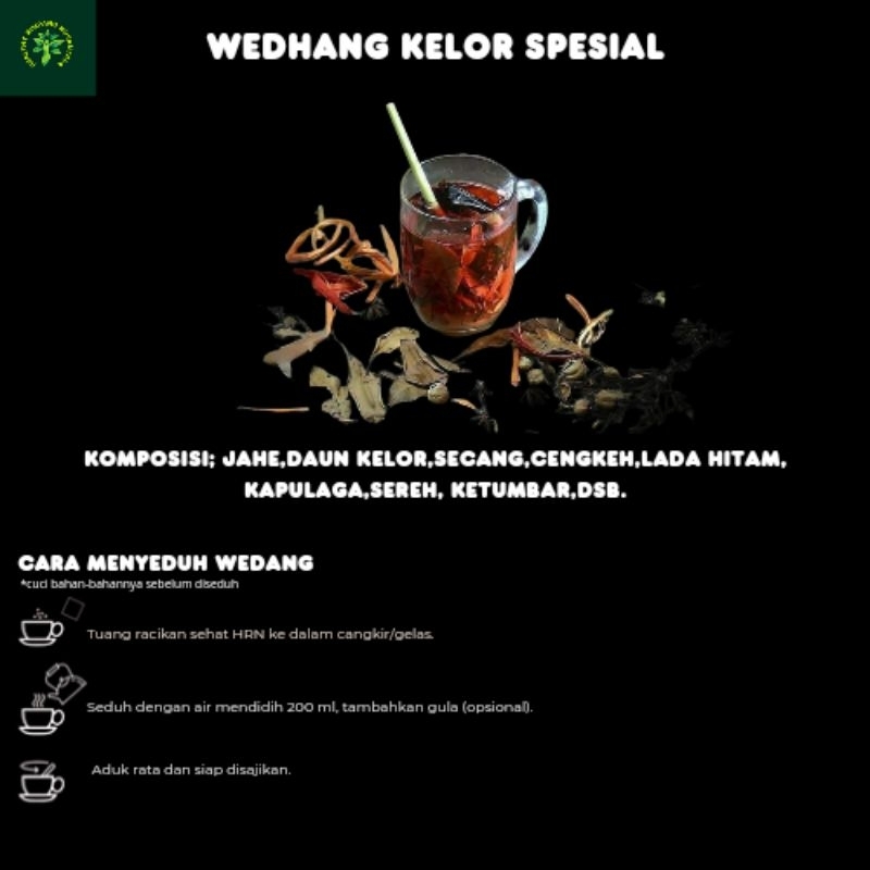 

wedhang kelor spesial