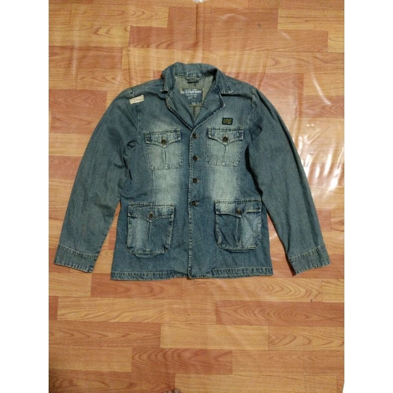 G Star Raw 3301 Denim Jacket Multi Pocket
