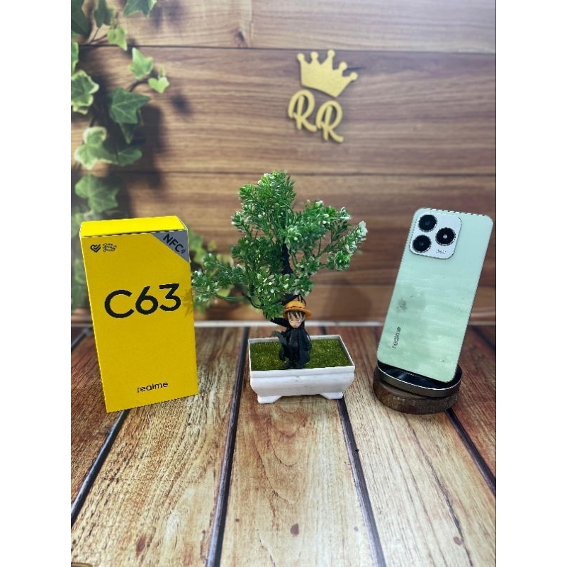 ORIGINAL Realme C63 6/128 Jade Green second fullset