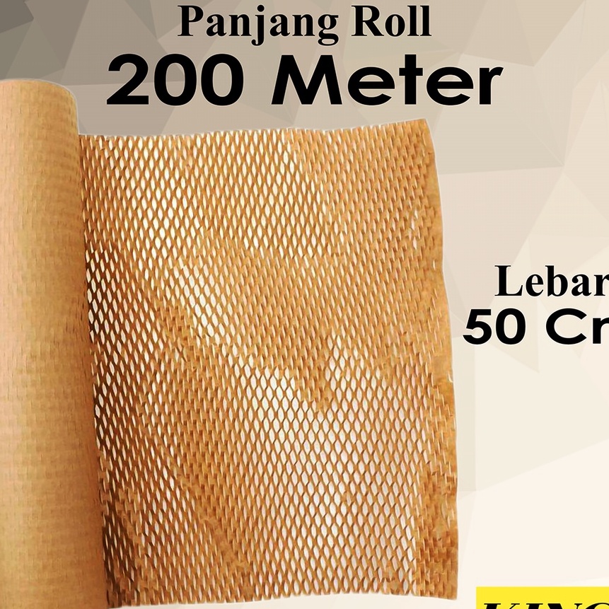 

KP8 Hexa Wrap Honeycomb Paper Eco Bubble Wrap 5 cm x 2 m