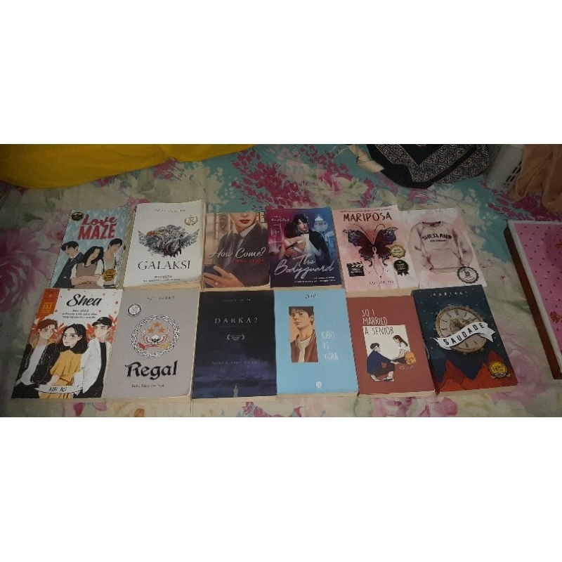 preloved novel original romance wattpad murah