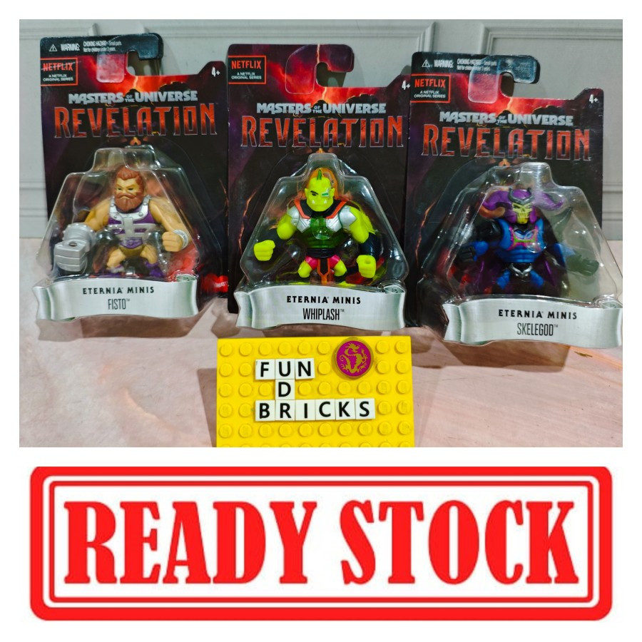Masters Of The Universe Revelation Skelegod Whiplash Fisto